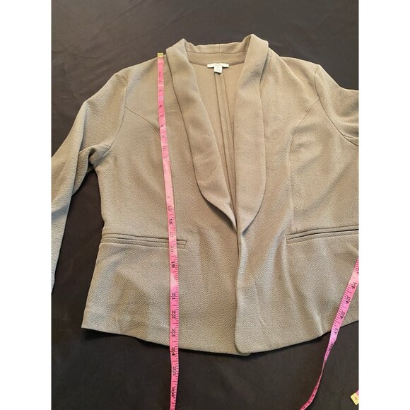 Bar III Women's Shawl Collar Open-Front Blazer Jacket Green Sz PXL Office Casual - Picture 5 of 8